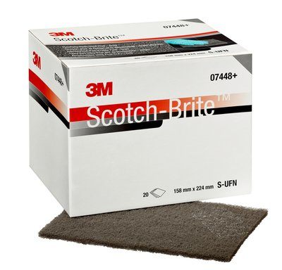 Scotch-Brite Handklots 7448+, 158 mm x 224 mm, S UFN, Grå