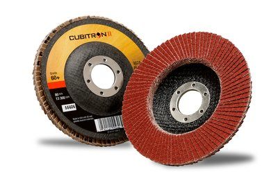 3M Cubitron II Fiberslipskiva 967A, 125 mm, 80+, Konisk