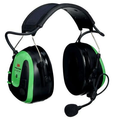 3M™ PELTOR™ WS™ ALERT™ XPV Headset, App, Grön, Hjässbygel, Solcellslad