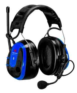 3M™ PELTOR™ WS™ ALERT™ XPI-headset, 30 dB, Bluetooth, mobilapp, hjässb