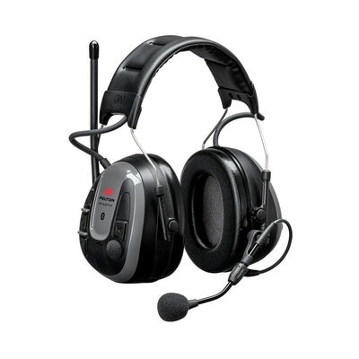 3M™ PELTOR™ WS™ ALERT™ XP Headset, Bluetooth®, FM-radio, grå, hjässbyg