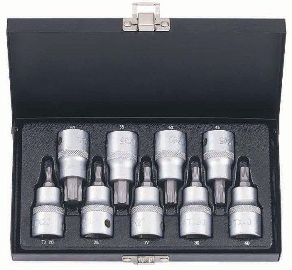 HYLSSTIFTSATS TORX 1/2 TX20-61 B-S1172 9 DELAR