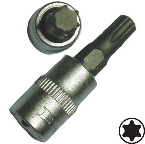 TORX HYLSA T25 1/4
