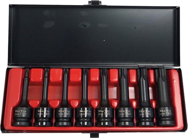 KRAFTHYLSSATS TORX 30-80 8 DELAR